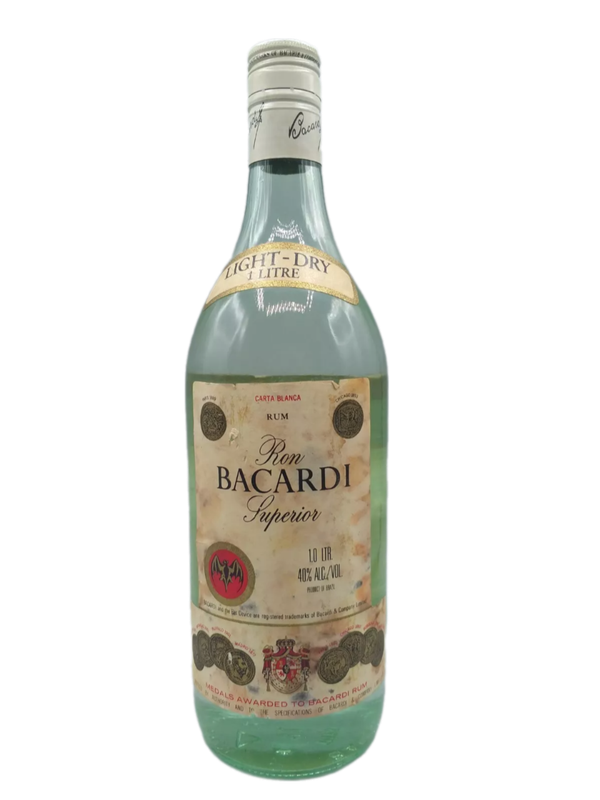 Bacardi Ron Bacardi Superior Carta Blanca Light-Dry 40% VOL. (1x1,0ltr.) N.A.A.F.I. Stores for H.M. Forces