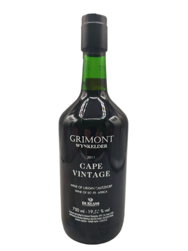 Grimont Wynkelder 2011 Cape Vintage 19,5% VOL. (1x0,75ltr.) Grimont Wynkelder 2011 Cape Vintage 19,5% VOL. (1x0,75ltr.)