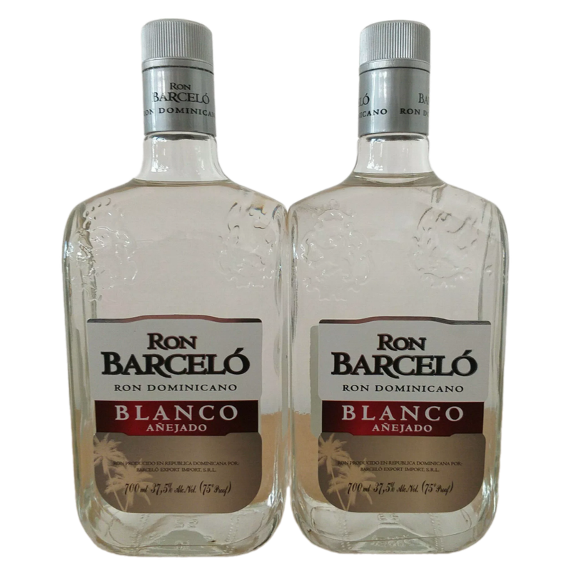 Ron Barcelo Blanco Anejado Ron Dominicano 37,5% VOL. (2x0,7ltr.) SET Ron Barcelo Blanco Anejado Ron Dominicano 37,5% VOL. (2x0,7ltr.) SET