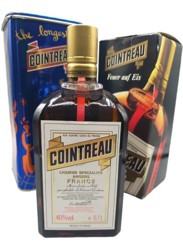Cointreau Liqueur 40% VOL. (1x0,7ltr.) OVP (Metalldose) Cointreau Liqueur 40% VOL. (1x0,7ltr.) OVP (Metalldose)