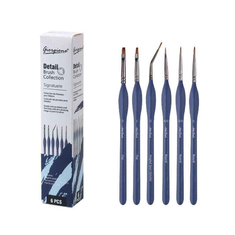 Detailing paint brushes 