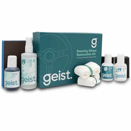 Geist Leather Steering Wheel Restoration Kit (Black)