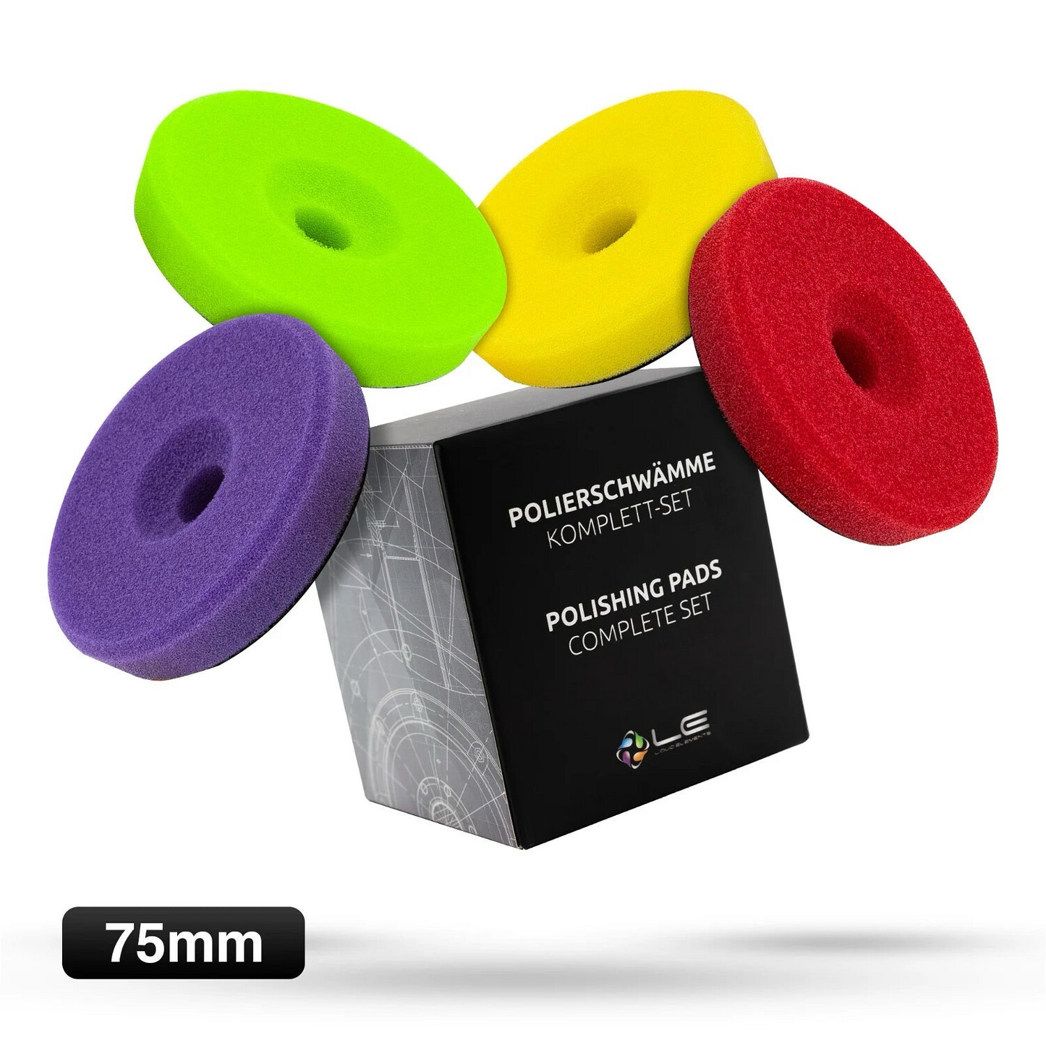 Liquid Elements Polishing Pad Set 3" Centriforce V2