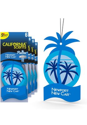 California Scents Palms Newport New Car Air Freshener