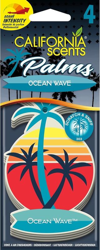 California Scents PalmsOcean Wave Air Freshener