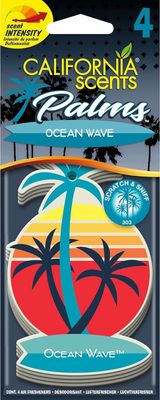 California Scents PalmsOcean Wave Air Freshener