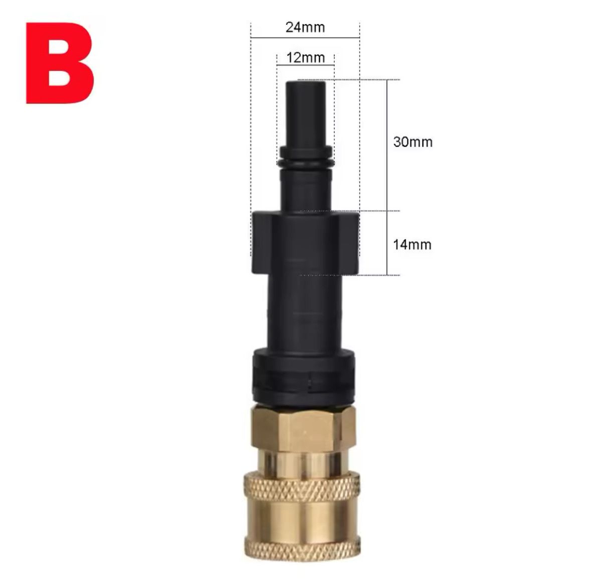 Pressure Washer Adaptor To 1/4" Quick Release Connector Nozzle For Titan/Black Decker