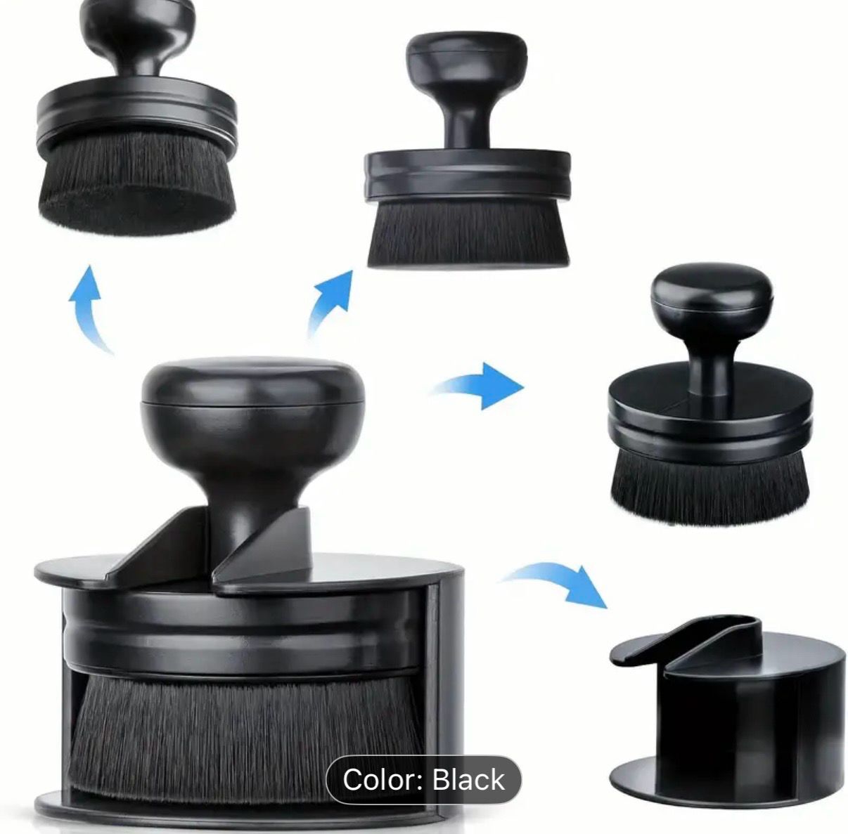 Round Tyre Dressing Applicator Brush