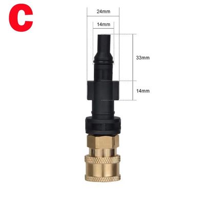 Pressure Washer Adaptor To 1/4" Quick Release Connector Nozzle For Parkside/Lavor