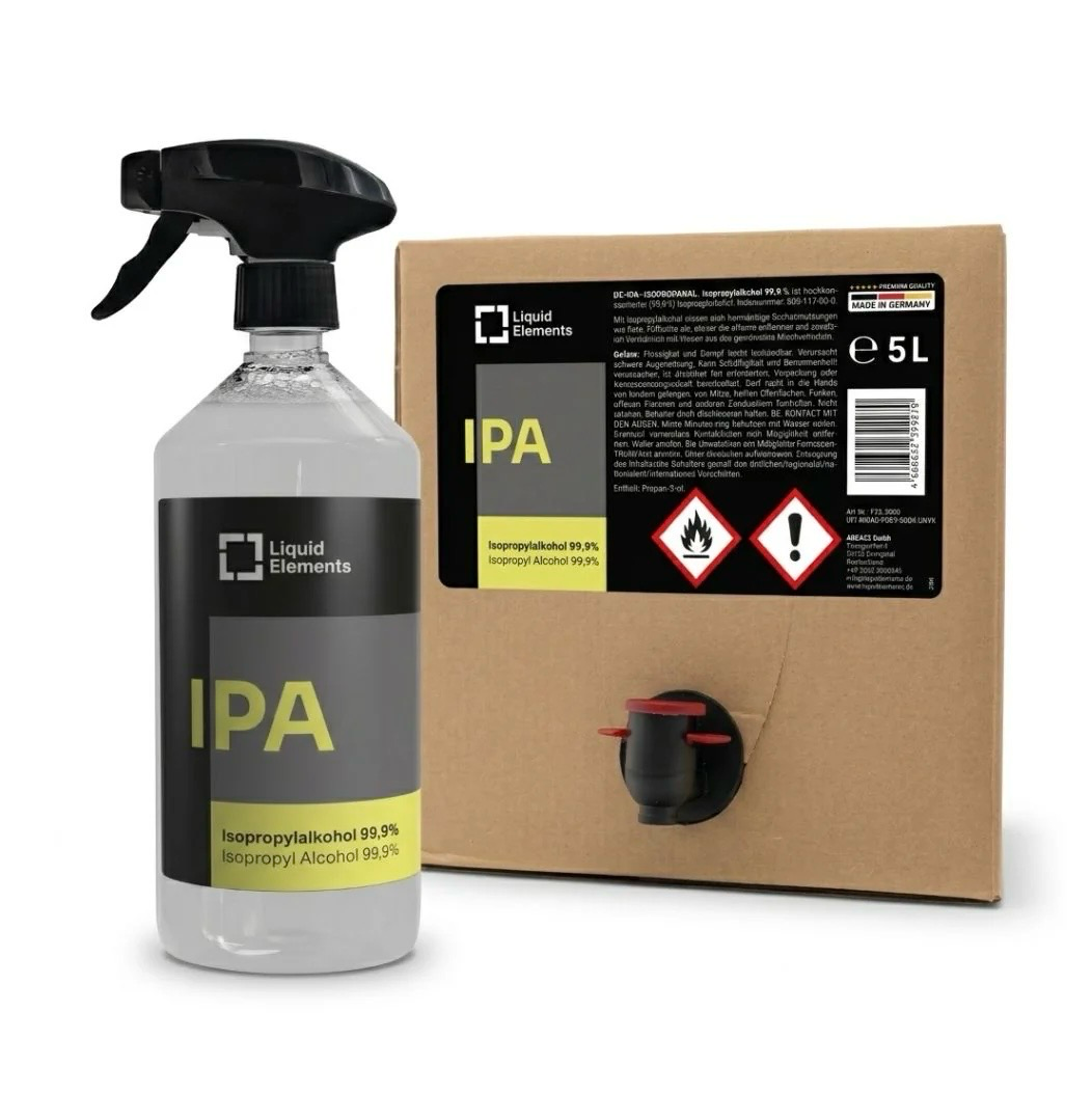 Liquid Elements IPA - Isopropanol Alcohol 99.9%