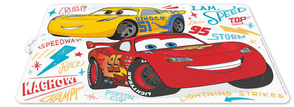 10 manteles individuales Disney Cars Baby, ideal para proteger la mesa