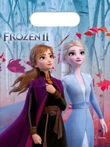 6 partybags Frozen II, 16x23cm, ideal para chuches