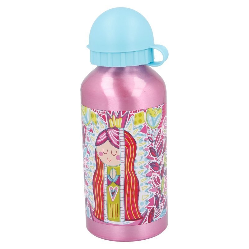 Botella aluminio 400ml, diseño Virgencita, licencia Distroller