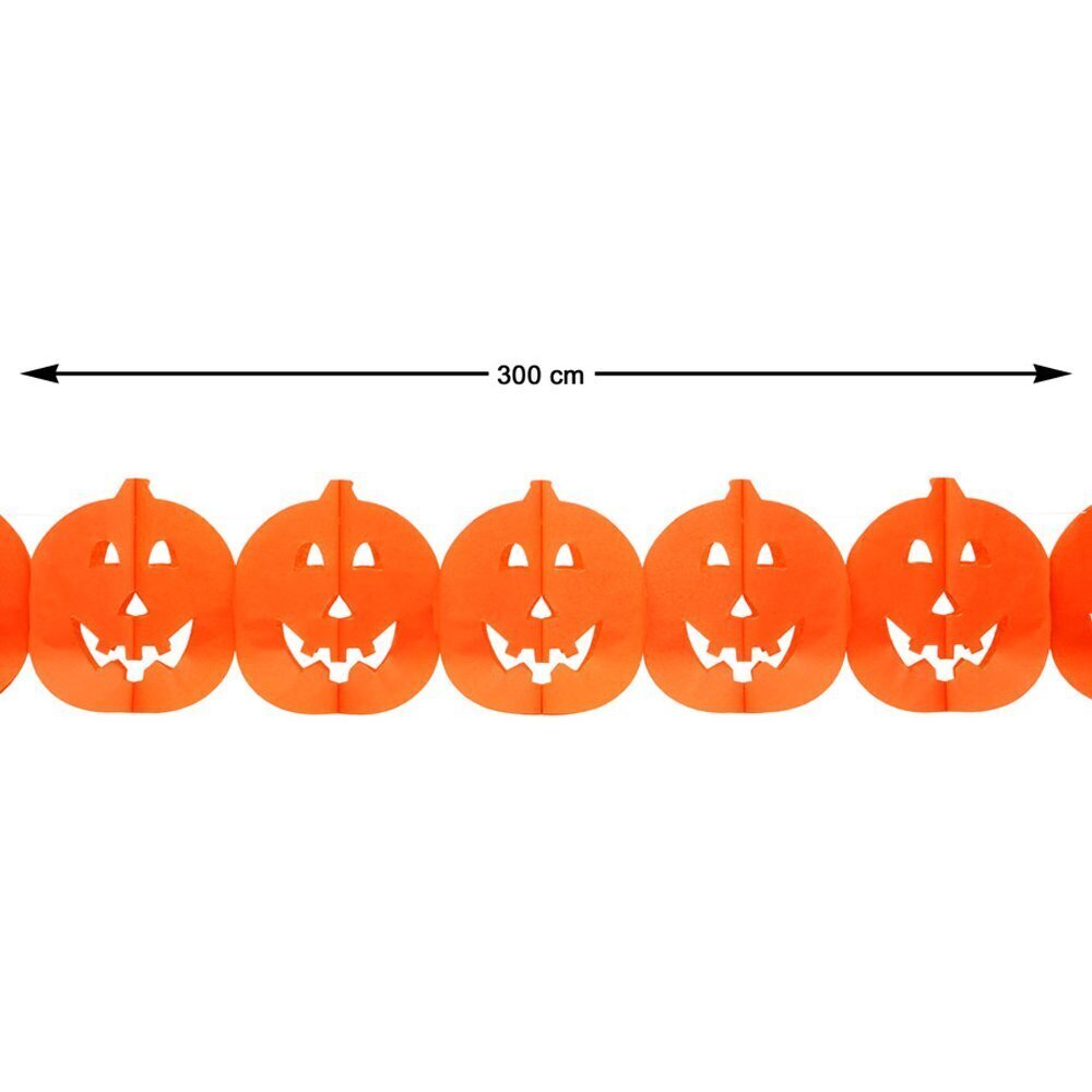 Guirnalda calabazas Halloween, producto de papel