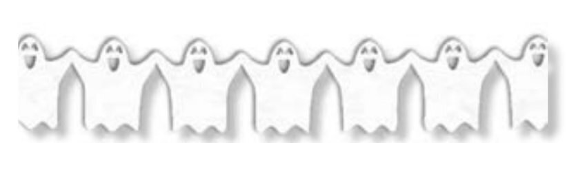 Guirnalda fantasmas Halloween, producto de papel