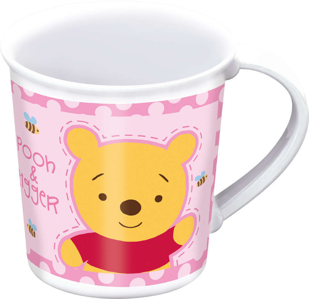 Taza microondas 280ml baby winnie rosa