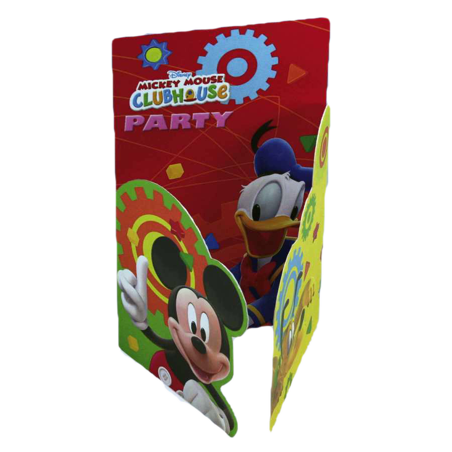 pack 6 invitaciones mickey mouse