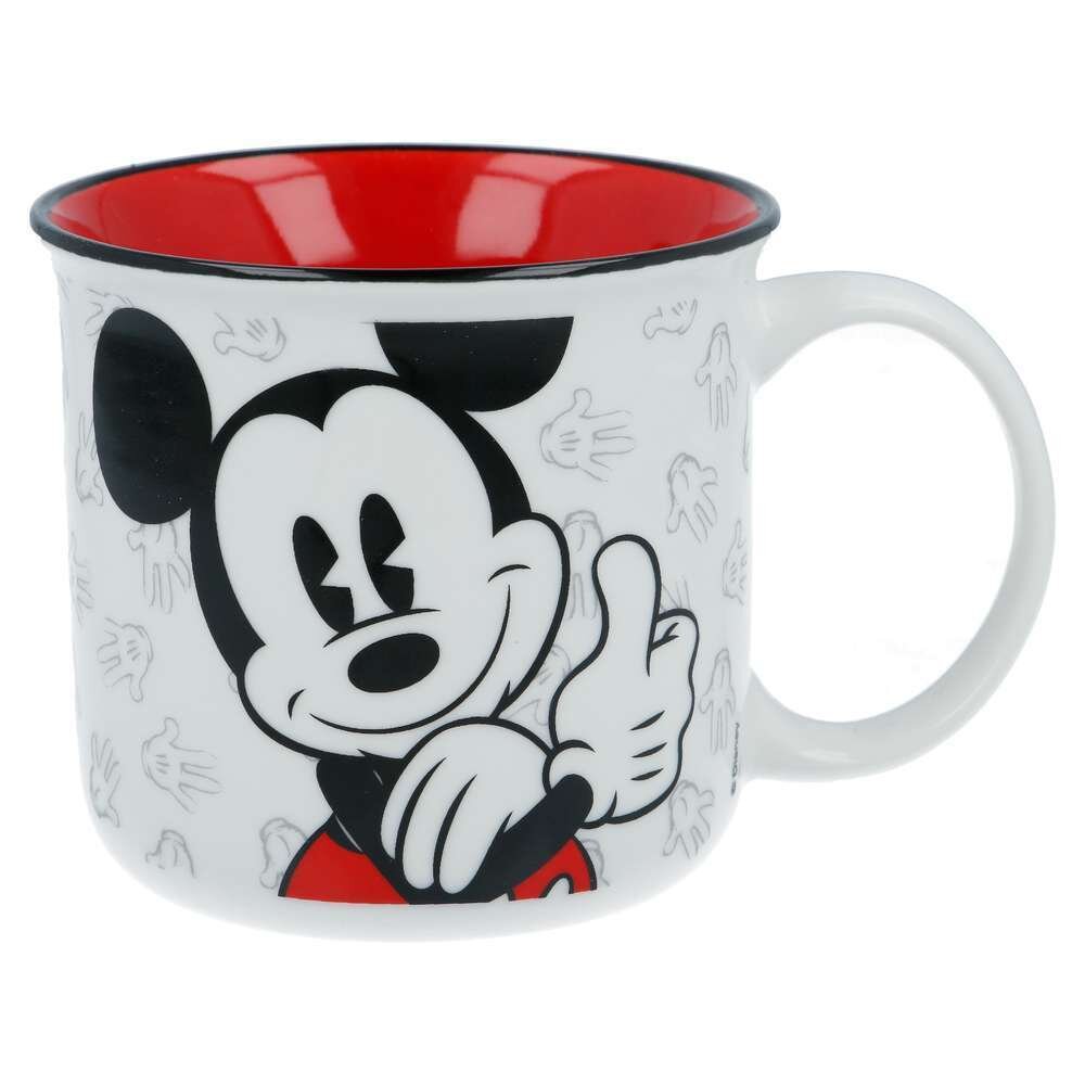 taza ceramica de la licencia oficial de disney Mickey, 400ml, apta para  microondas y lavavajillas