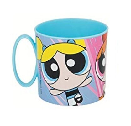 Taza apta para microondas de la licencia oficial de Super nenas, capacidad  265ml