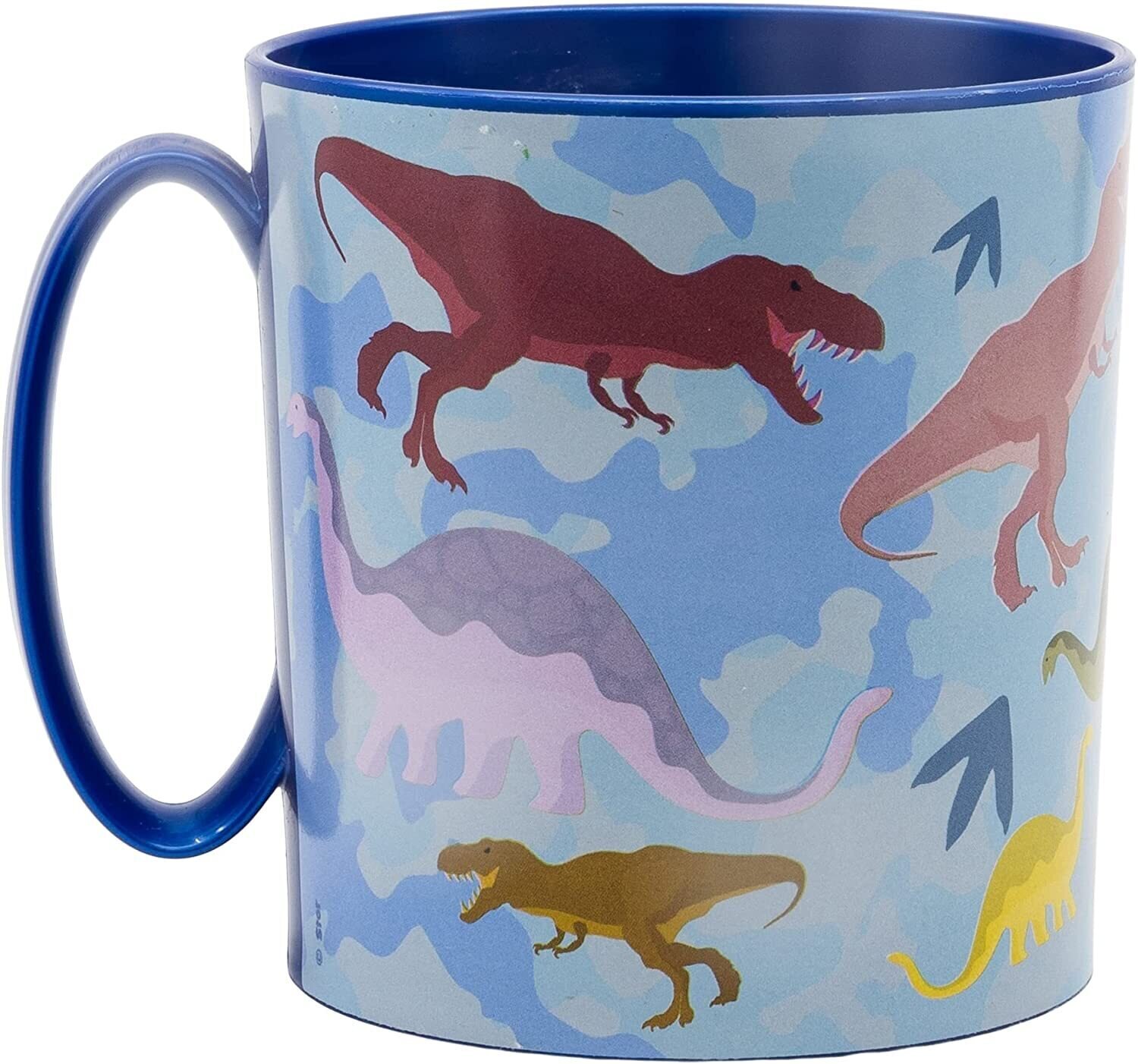 Taza apta para microondas Dino, diseño dinosaurios, capacidad: 350 ml, producto de plastico libre de BPA