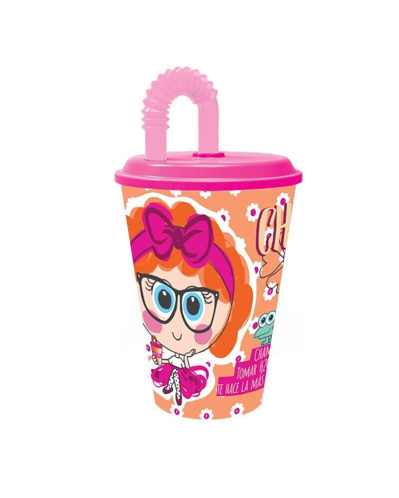 vaso  caña 430 ml Chamoy, producto de plastico libre de BPA, licencia Distroller