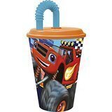 vaso caña de la licencia oficial Blaze, capacidad: 430ml, producto de plastico libre de BPA