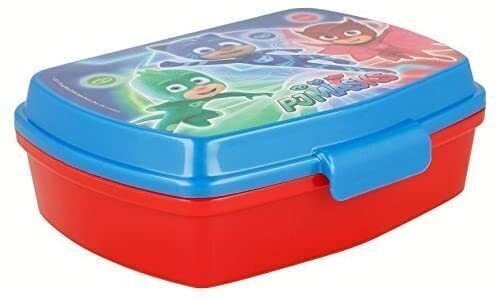 Sandwichera Rectangular de la licencia oficial Pj masks, producto de plastico resistente, ideal para llevar el almuerzo