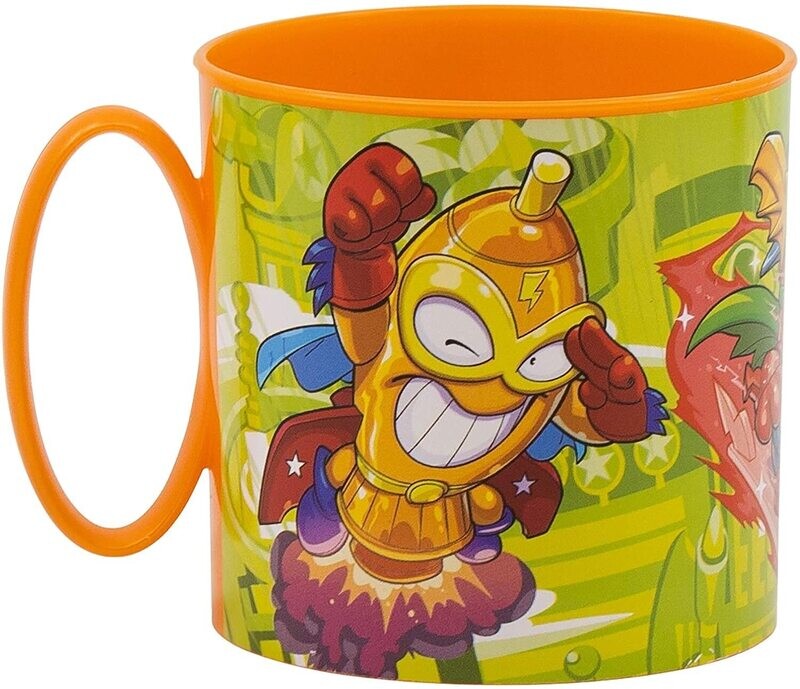 Taza apta para microondas de la licencia oficial de superzing, capacidad  265ml