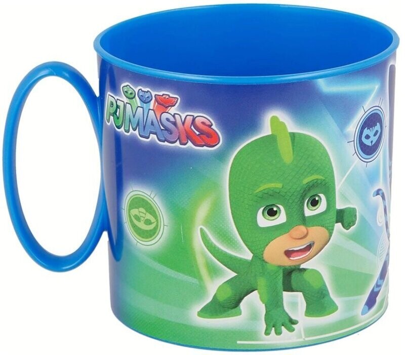 Taza apta para microondas de la licencia oficial de Pj masks, capacidad  265ml