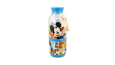 Botella Snack de la licencia oficial de disney Mickey Mouse, producto de tritan, capacidad de la botella 300ml, compartimento para snack 175ml