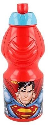 Botella sport 400ml, reutilizable SUPERMAN sin BPA