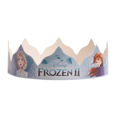 Corona de carton Disney Frozen, celebraciones de cumpleaños