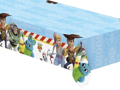 mantel fiesta plastico 120x180cm Disney Toy Story, producto de plastico ideal para cumpleaños