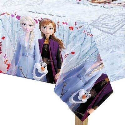 mantel fiesta 120x180cm de la licencia oficial disney Frozen II, producto de plastico