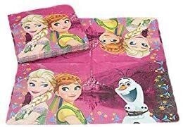 Pack de 16 servilletas de papel para fiestas de cumpleaños, Disney Frozen