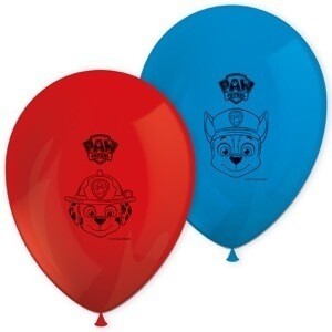 8 globos Patrulla canina, ideales para decorar fiestas de cumpleaños