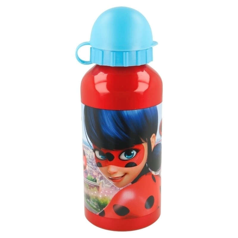 Botella aluminio 400ml, diseño Lady bug