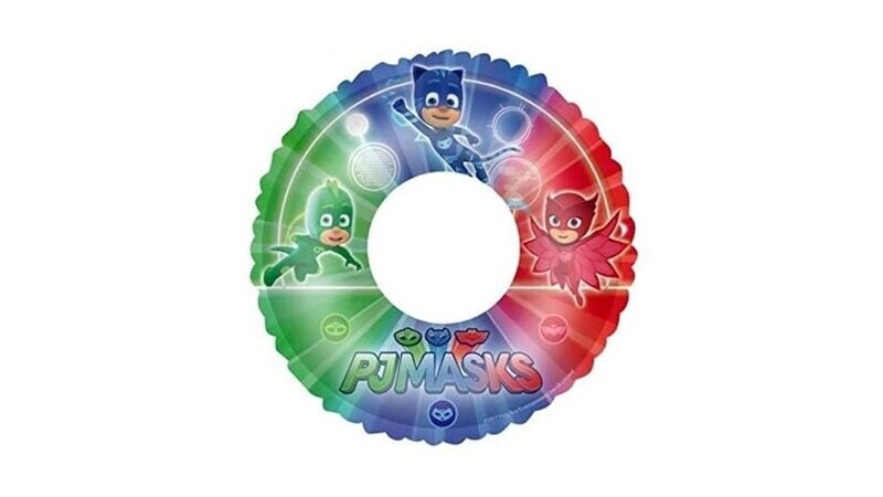 Flotador de la licencia oficial pj masks, diametro 50cm, ideal para disfrutar del agua