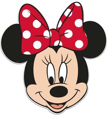 Super silueta de la licencia de disney, Minnie Mouse, dimensiones 72x67cm, producto de carton