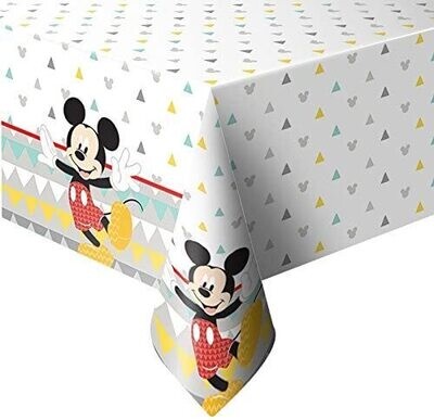 mantel fiesta 120X180cm de la licencia Disney Mickey Mouse, diseño awesome, producto de plastico