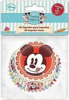 Set 60 capsulas cupcakes Mickey Mouse