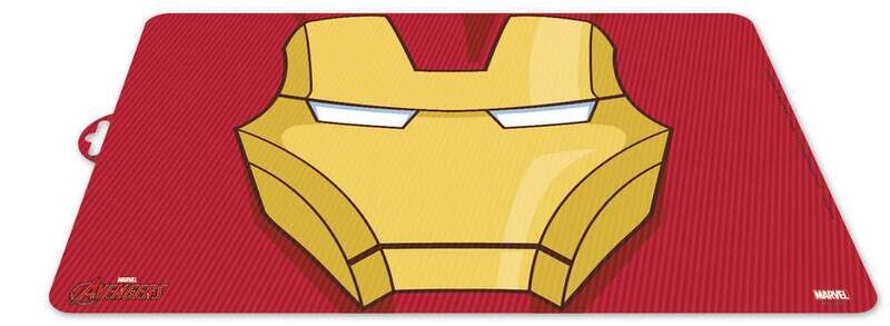 10 manteles individuales de la licencia de exito iron Man, ideal para proteger la mesa
