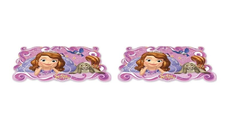 10 manteles individuales 43x29 cm de la licencia de Disney Princesa Sofia, ideal para proteger la mesa