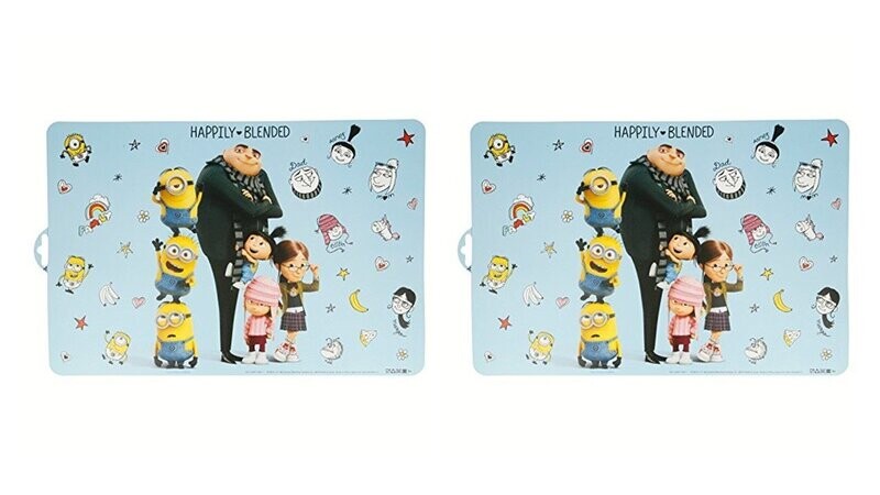 10 manteles individuales Minions, gru 3, ideal para proteger la mesa