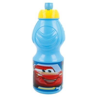 Botella sport 400ml, disney cars, producto de plastico libre de BPA
