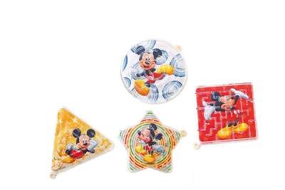 pack 4 mini golf de la licencia oficial de disney, Mickey mouse, ideales para regalar en cuempleaños