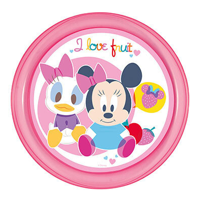 plato reutilizable Disney Minnie Baby, apto para microondas