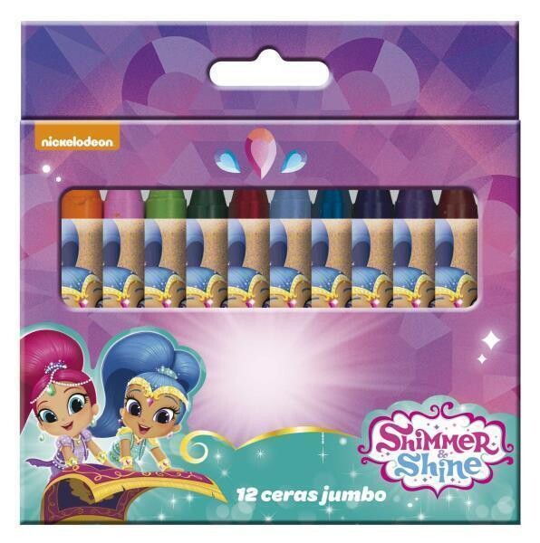 Pack 12 ceras Jumbo Shimmer and Shine
