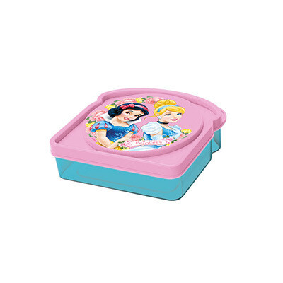 sandwichera value de la licencia oficial disney Princesas, dimensiones 13x13x4, para llevar el almuerzo