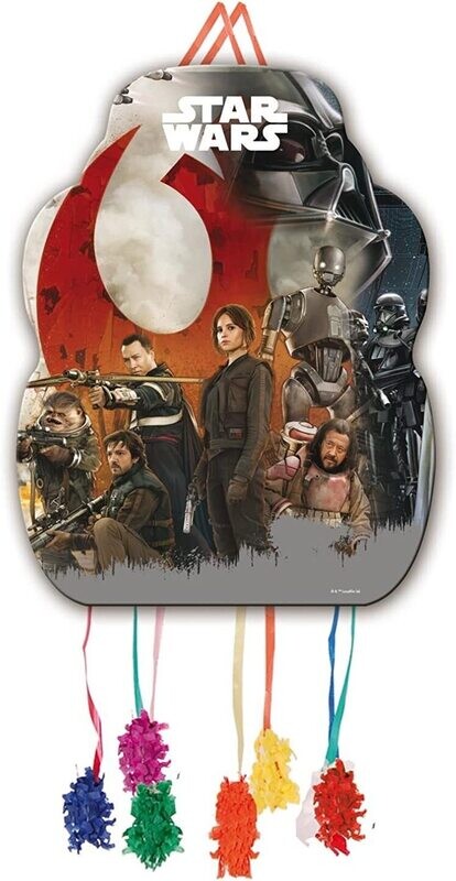 Piñata perfil 33x46 cms de la licencia de disney Star wars roug one